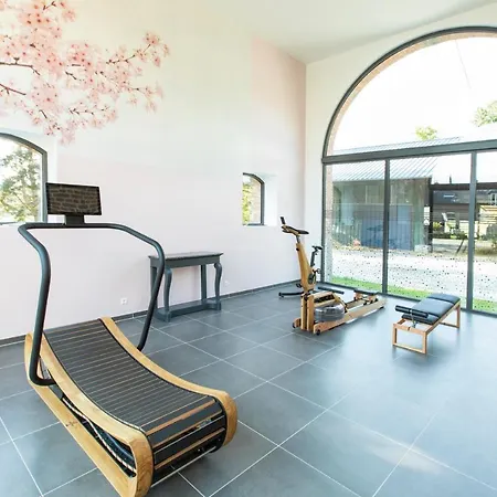 Aux Petits Lapins De Sorval, Sauna Prive, Fitness Villa